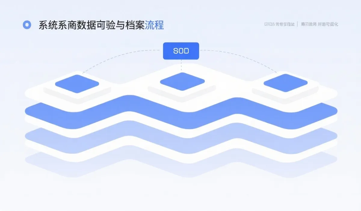 多层数据校验与归档流程示意图